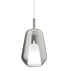 Lampada a Sospensione in Vetro e Filo Trasparente Made in Italy - Trilly