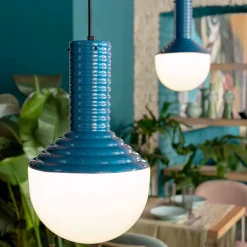 Lampada a Sospensione in Vetro Verniciato Made in Italy - Selaron