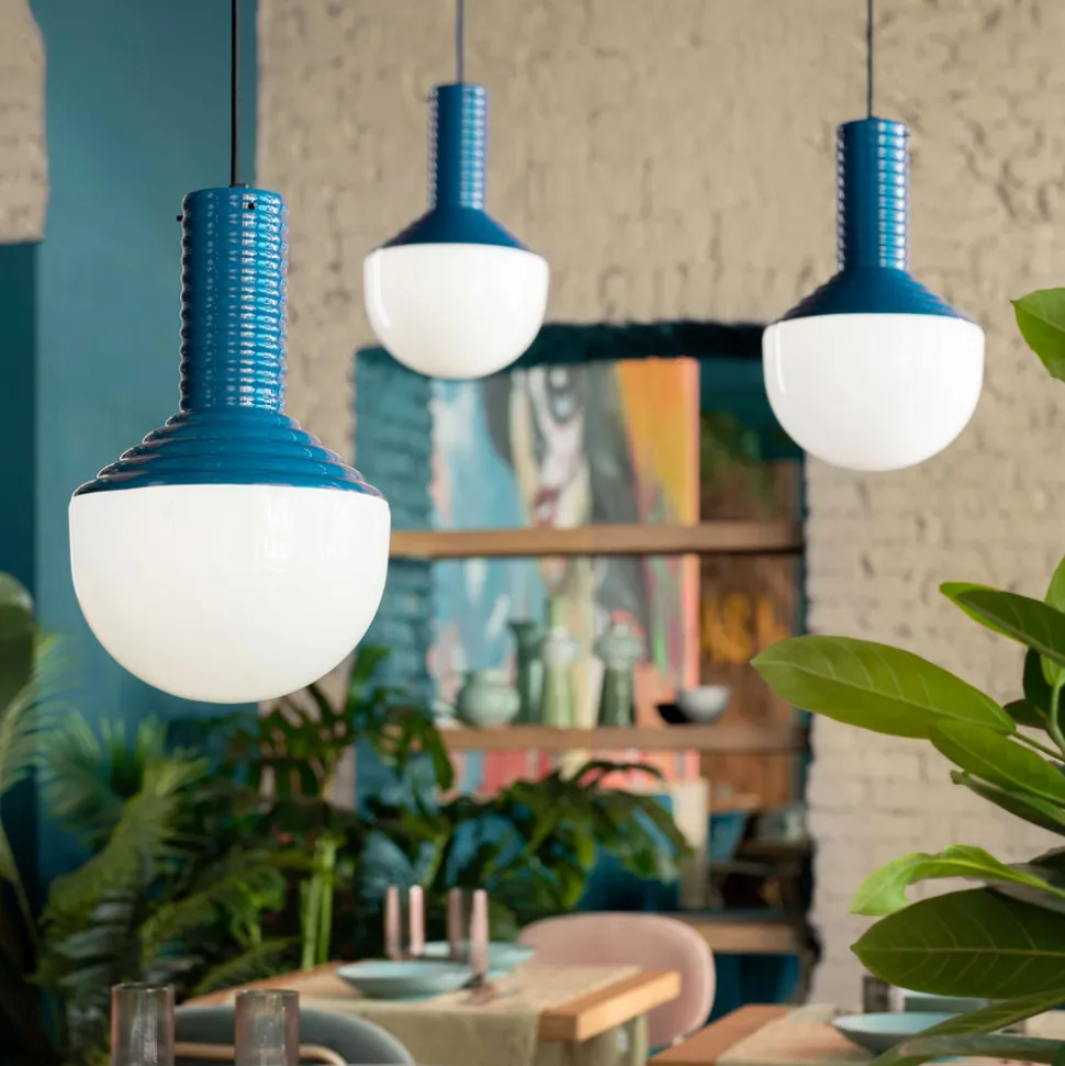 Lampada a Sospensione in Vetro Verniciato Made in Italy - Selaron
