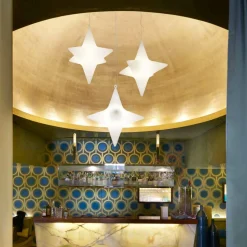 Lampada a Sospensione LED a Forma di Stella da Interno Design di Slide - Sirio