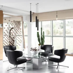 Lampada a Sospensione Led da Incasso in Alluminio Bianco o Nero - Rebolla