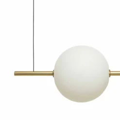 Lampada a Sospensione 3 Luci in Ottone e Vetro 2 Finiture - Alma by Il Fanale