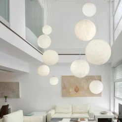 Lampada a sospensione moderna a sfera in polietilene Slide Mineral