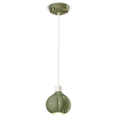 Lampada a Sospensione Moderna in Ceramica Colorata Made in Italy - Afoxe