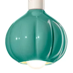 Lampada a Sospensione Moderna in Ceramica Colorata Made in Italy - Afoxe