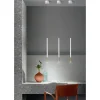 Lampada a Sospensione Moderna con Luce LED in Metallo Verniciato - Larice