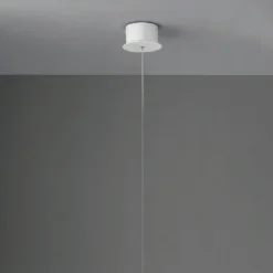 Lampada a Sospensione Moderna con Luce LED in Metallo Verniciato - Larice