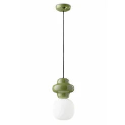 Lampada a Sospensione Realizzata in Ceramica e Vetro Made in Italy - Copacabana