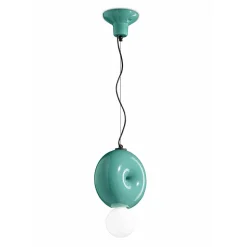 Lampada a Sospensione Rotonda in Ceramica Made in Italy - Bumbum