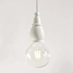 Lampada a Sospensione Shabby in Ceramica Made in Italy – Fate by Aldo Bernardi