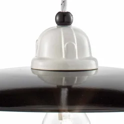 Lampada a sospensione vintage rivisitato in ceramica Kelly Ferroluce