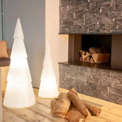 Lampada a Terra Interno o Esterno Moderna, Bianca, Rossa o Verde - Alberostar