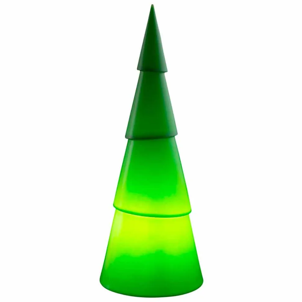 Lampada a Terra Interno o Esterno Moderna, Bianca, Rossa o Verde - Alberostar