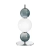 Lampada da Appoggio a Tre Lumi in Vetro e Metallo Made in Italy - Lumira