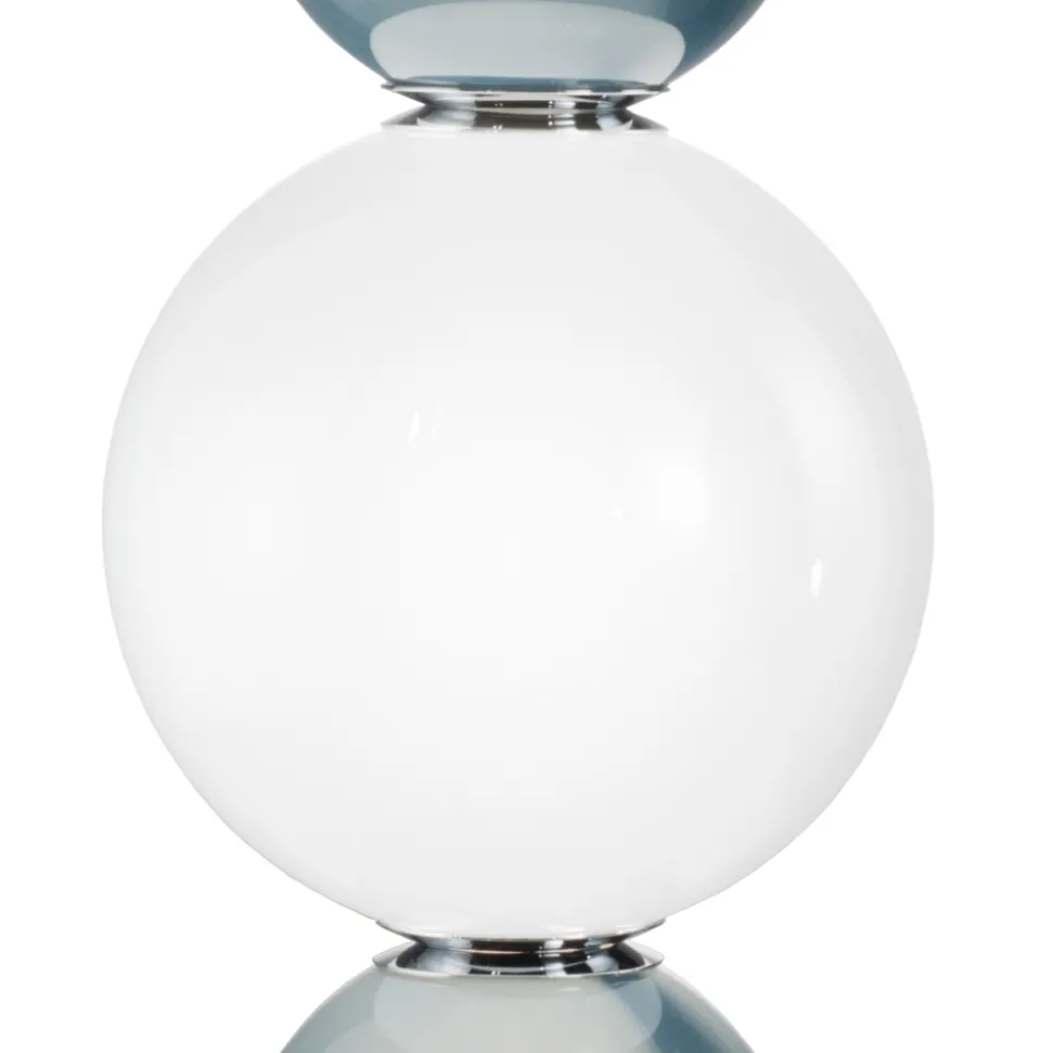 Lampada da Appoggio a Tre Lumi in Vetro e Metallo Made in Italy - Lumira
