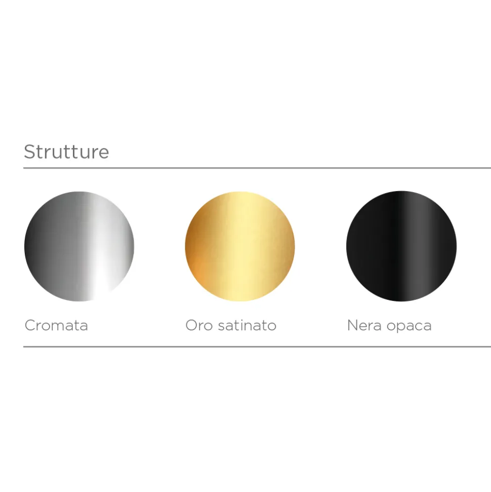 Lampada da Appoggio a Tre Lumi in Vetro e Metallo Made in Italy - Lumira