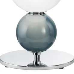 Lampada da Appoggio a Tre Lumi in Vetro e Metallo Made in Italy - Lumira