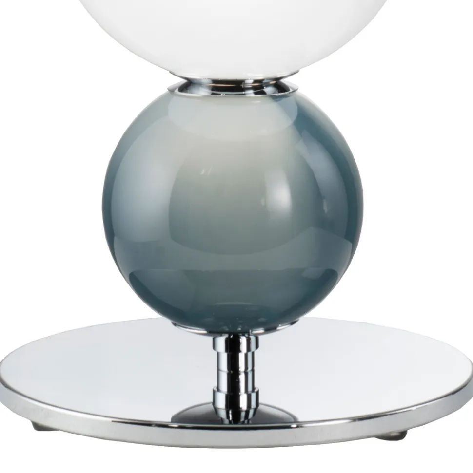 Lampada da Appoggio a Tre Lumi in Vetro e Metallo Made in Italy - Lumira