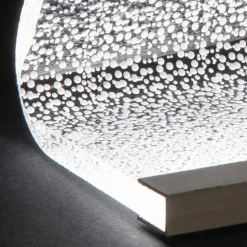 Lampada da Appoggio Led Cristallo Acrilico Decoro a Laser - Possett