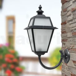 Lampada da Esterno a Parete in Alluminio e Vetro Made in Italy - Vivian
