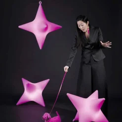 Lampada da Esterno a Sospensione a Led Forma a Stella Design di Slide - Sirio