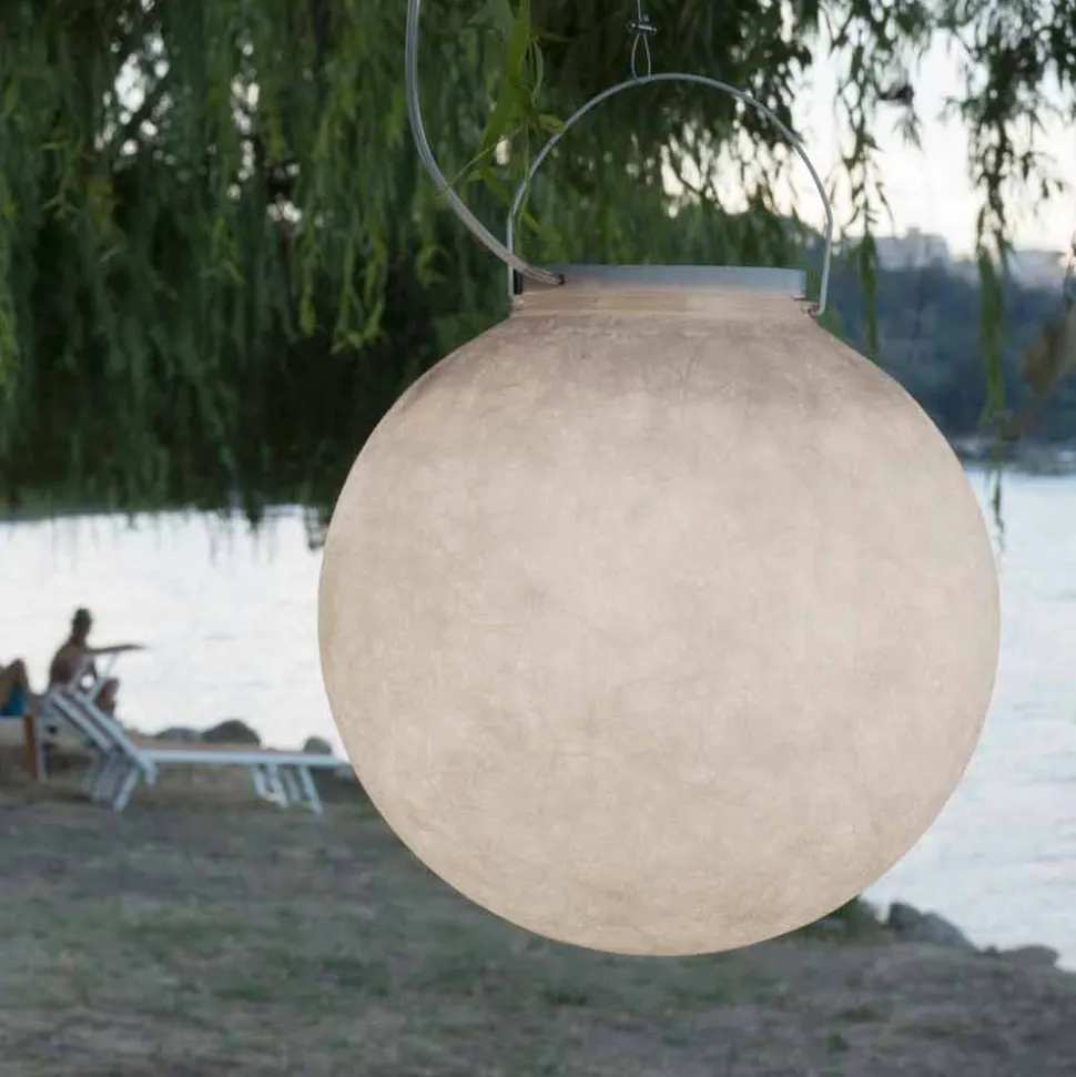Lampada da esterno a sospensione In-es.artdesign Luna Out in nebulite