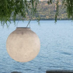 Lampada da esterno a sospensione In-es.artdesign Luna Out in nebulite