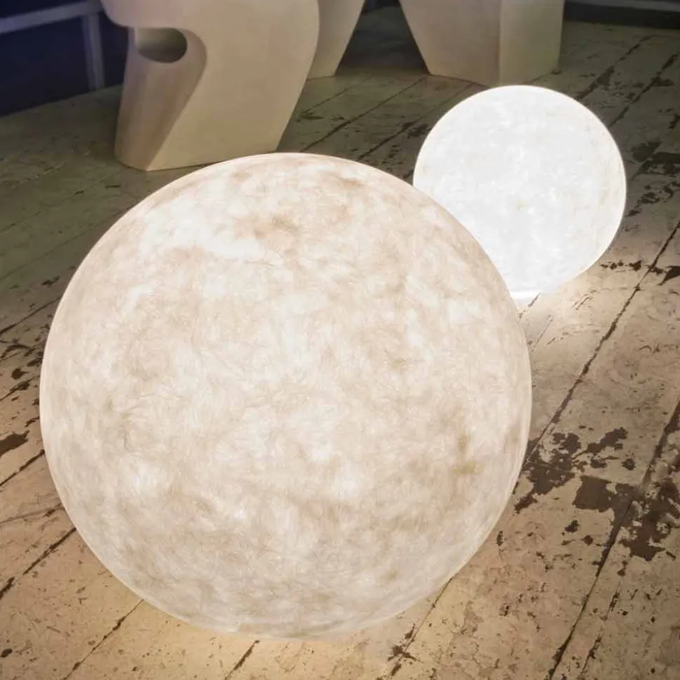 Lampada da esterno da terra In-es.artdesign Ex.Moon in nebulite