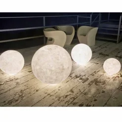 Lampada da esterno da terra In-es.artdesign Ex.Moon in nebulite