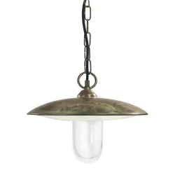 Lampada da Esterno in Ottone, Vetro e IP44 Made in Italy - Drago