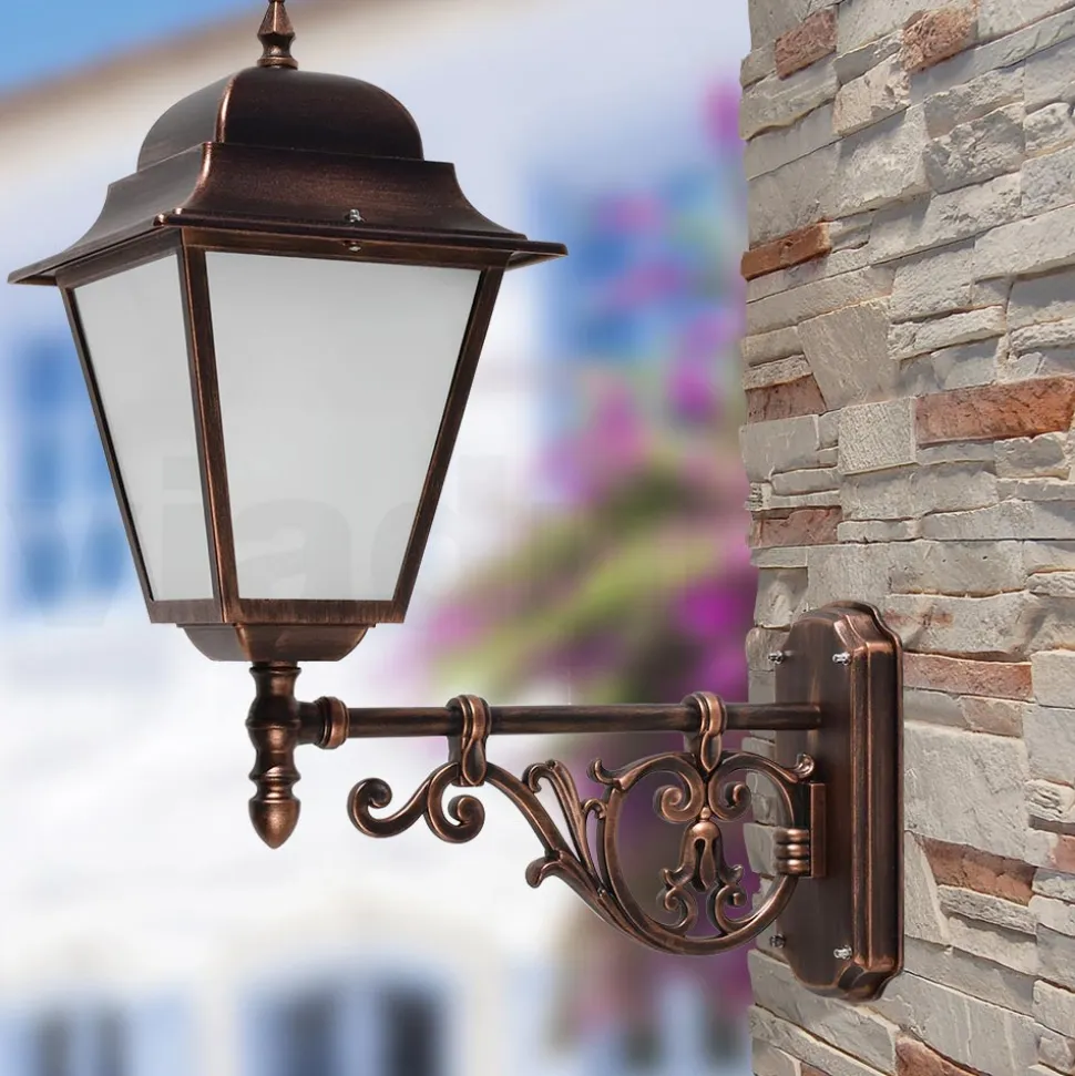 Lampada da Esterno in Vetro e Alluminio in 5 Diverse Finiture - Alchimista