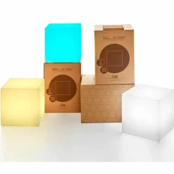 Lampada da esterno moderna di design Slide Cube, prodotta in Italia