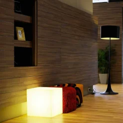 Lampada da esterno moderna di design Slide Cube, prodotta in Italia