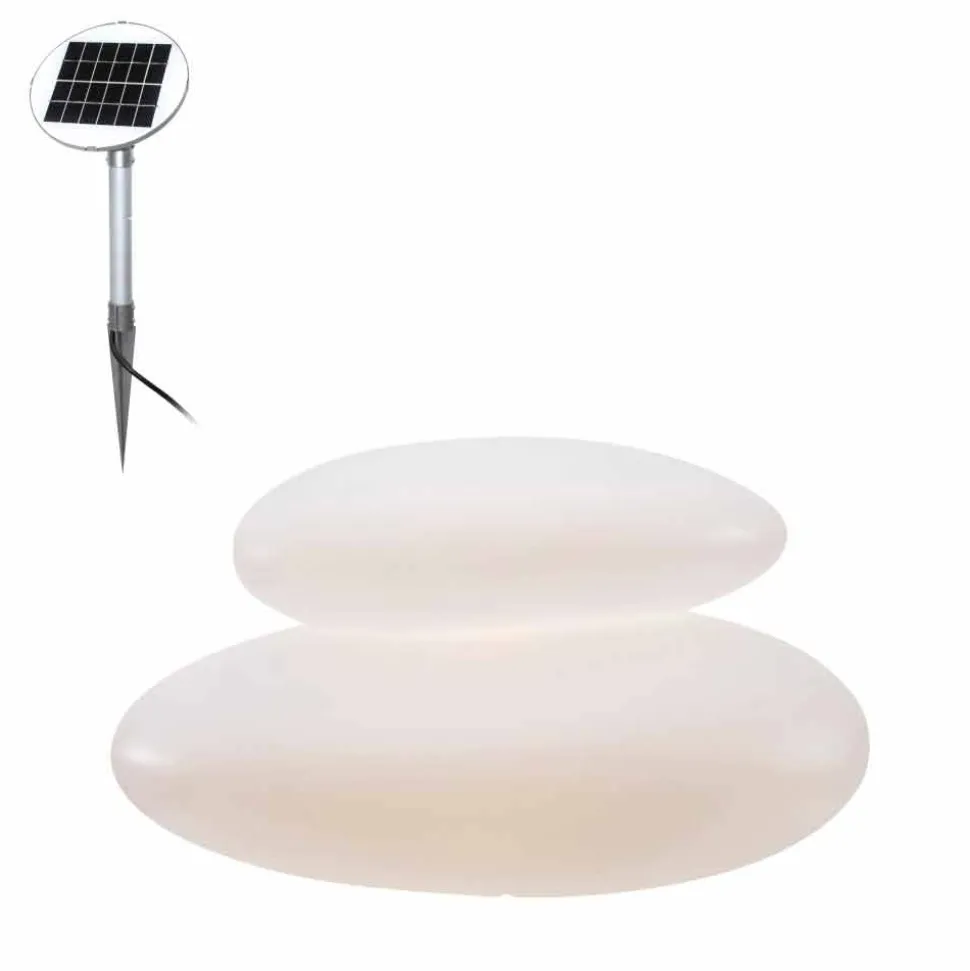 Lampada da Esterno o Interno Forma a Roccia, Design Moderno Colorato - Sassostar