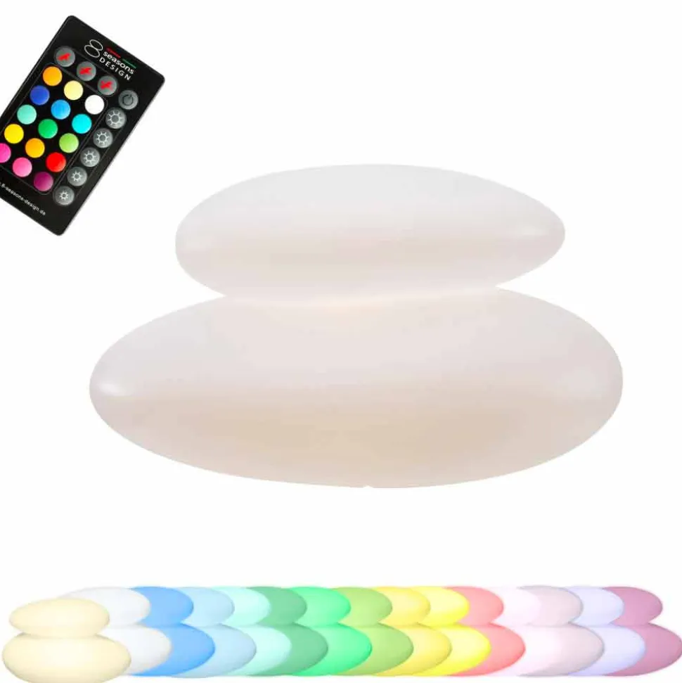 Lampada da Esterno o Interno Forma a Roccia, Design Moderno Colorato - Sassostar
