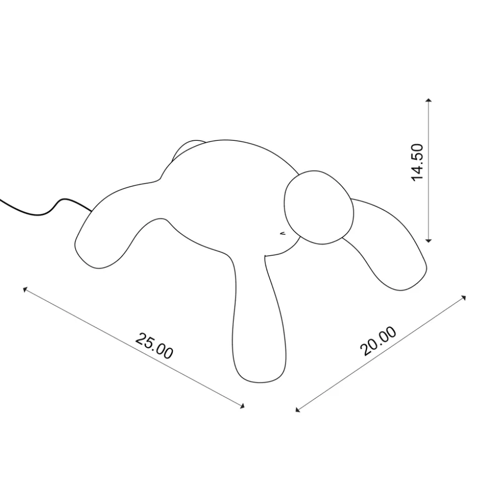 Lampada da Esterno Ricaricabile e Dimmerabile al Tocco - Tartaruga