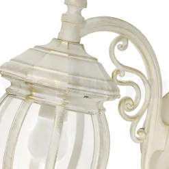 Lampada da Esterno Stile Vintage in Alluminio Bianco Made in Italy - Dodo