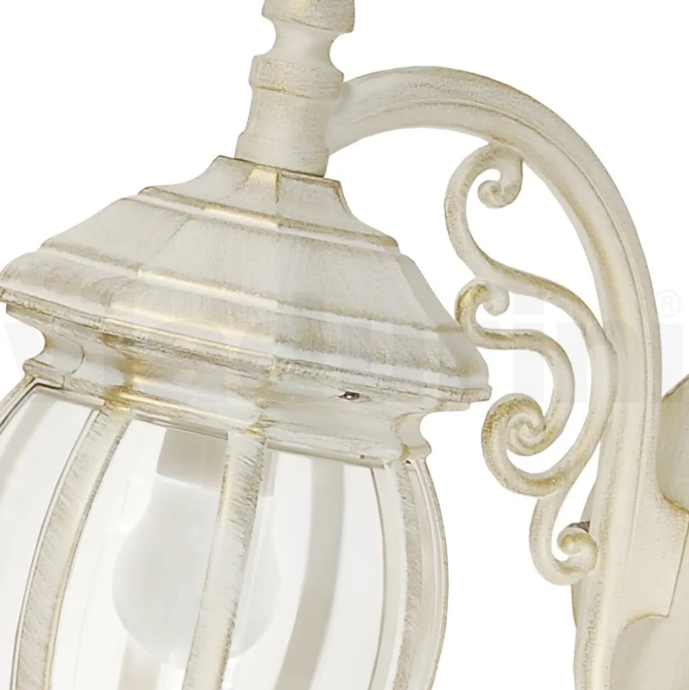 Lampada da Esterno Stile Vintage in Alluminio Bianco Made in Italy - Dodo
