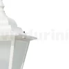 Lampada da Esterno Vintage in Alluminio Bianco Made in Italy - Terella