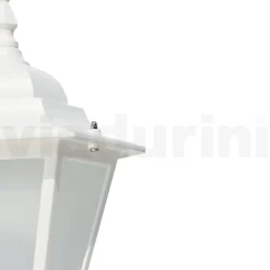 Lampada da Esterno Vintage in Alluminio Bianco Made in Italy - Terella