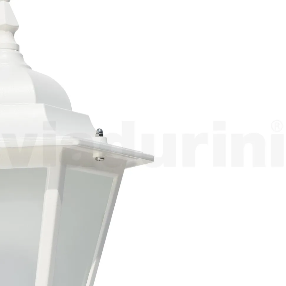 Lampada da Esterno Vintage in Alluminio Bianco Made in Italy - Terella