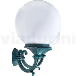 Lampada da Giardino con 2 Luci in Acrilico e Struttura in Alluminio - Trovanero