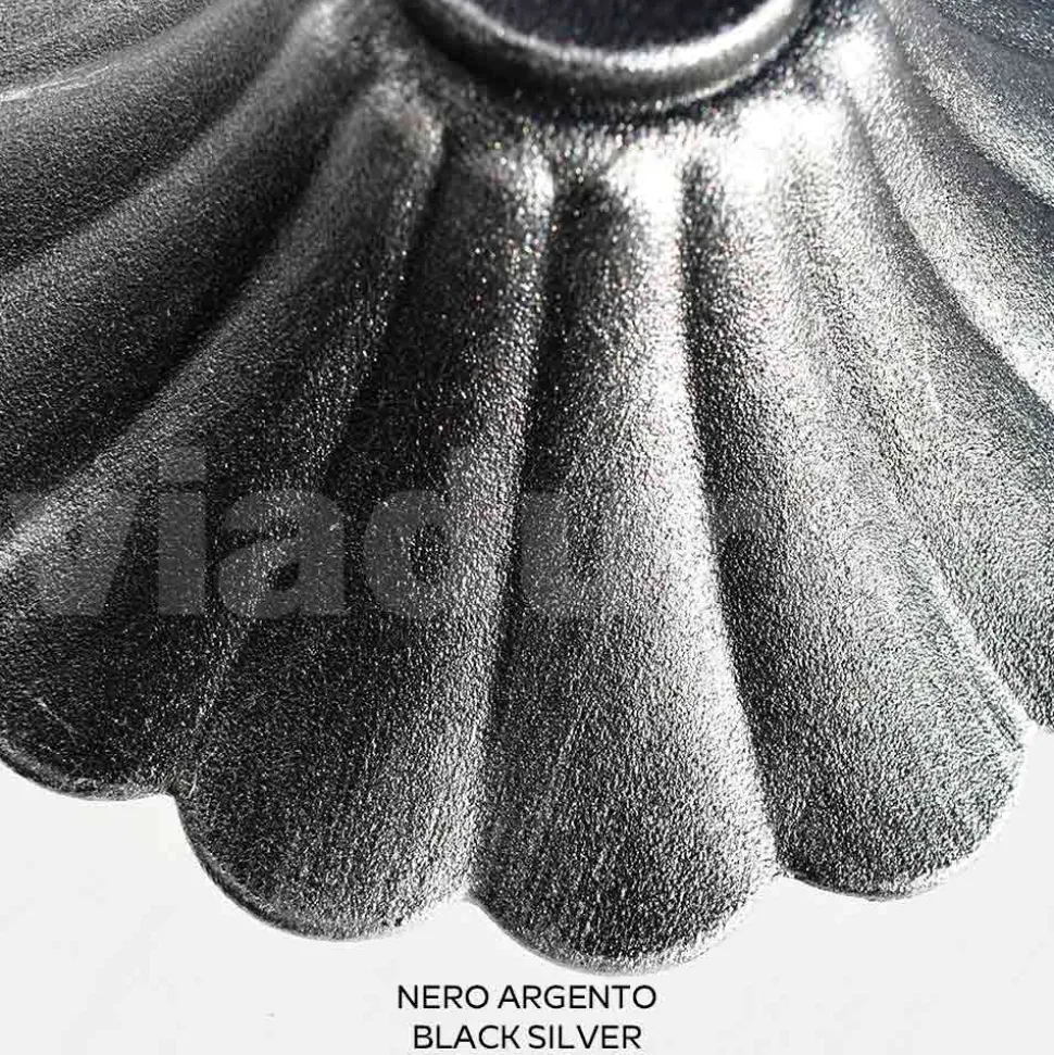 Lampada da Giardino con 2 Luci in Acrilico e Struttura in Alluminio - Trovanero