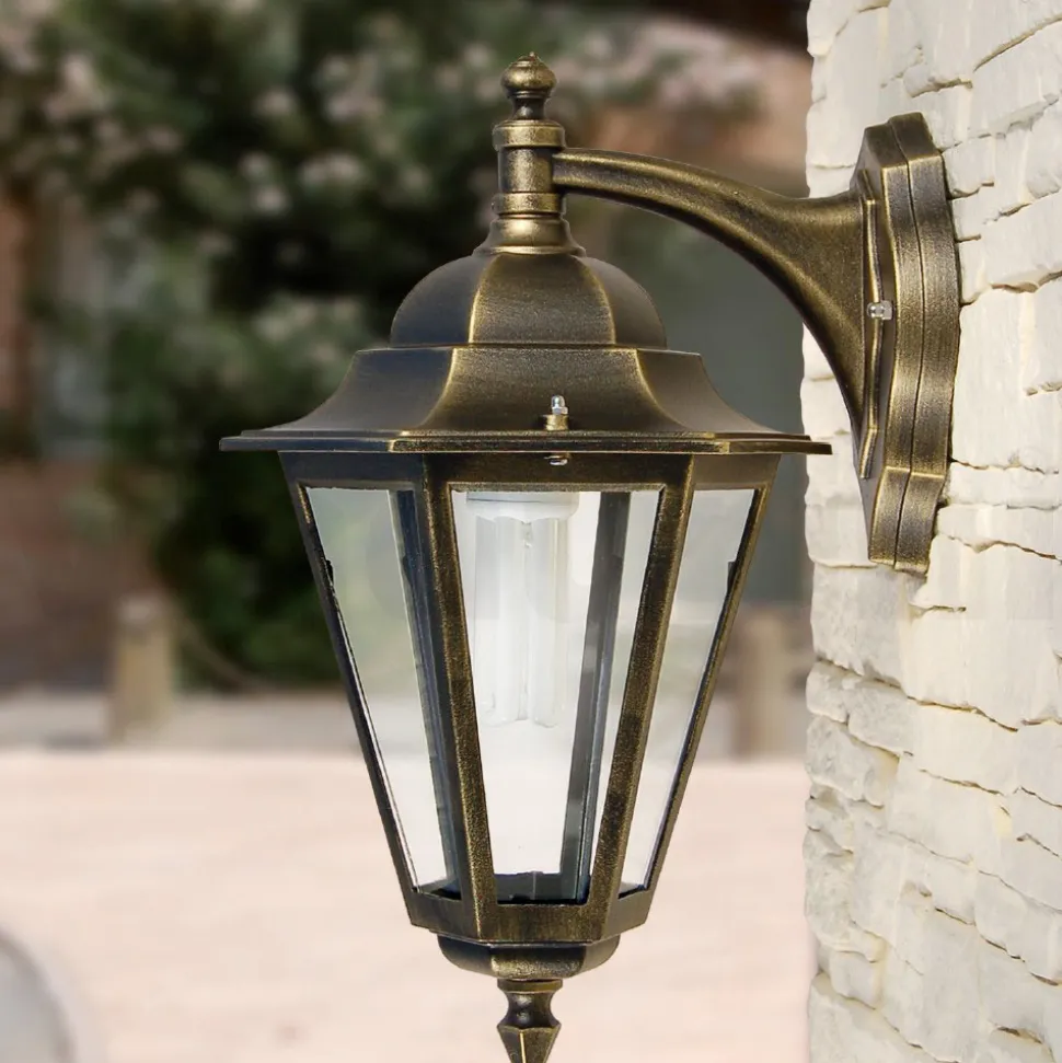 Lampada da Giardino in Vetro Trasparente e 5 Finiture di Alluminio - Pinako