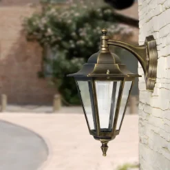 Lampada da Giardino in Vetro Trasparente e 5 Finiture di Alluminio - Pinako