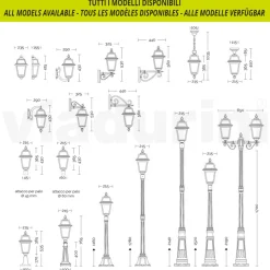 Lampada da Muro Outdoor in Alluminio Pressofuso e Vetro Made in Italy - Elric