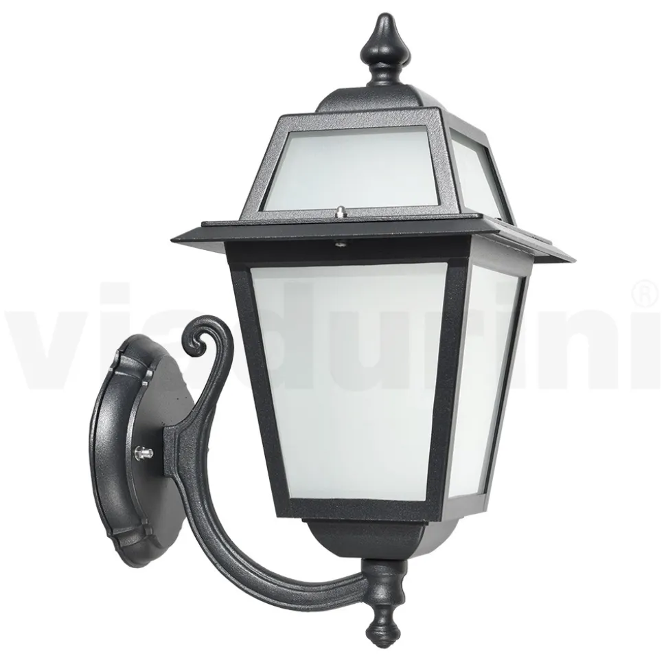 Lampada da Muro Outdoor in Alluminio Pressofuso e Vetro Made in Italy - Elric