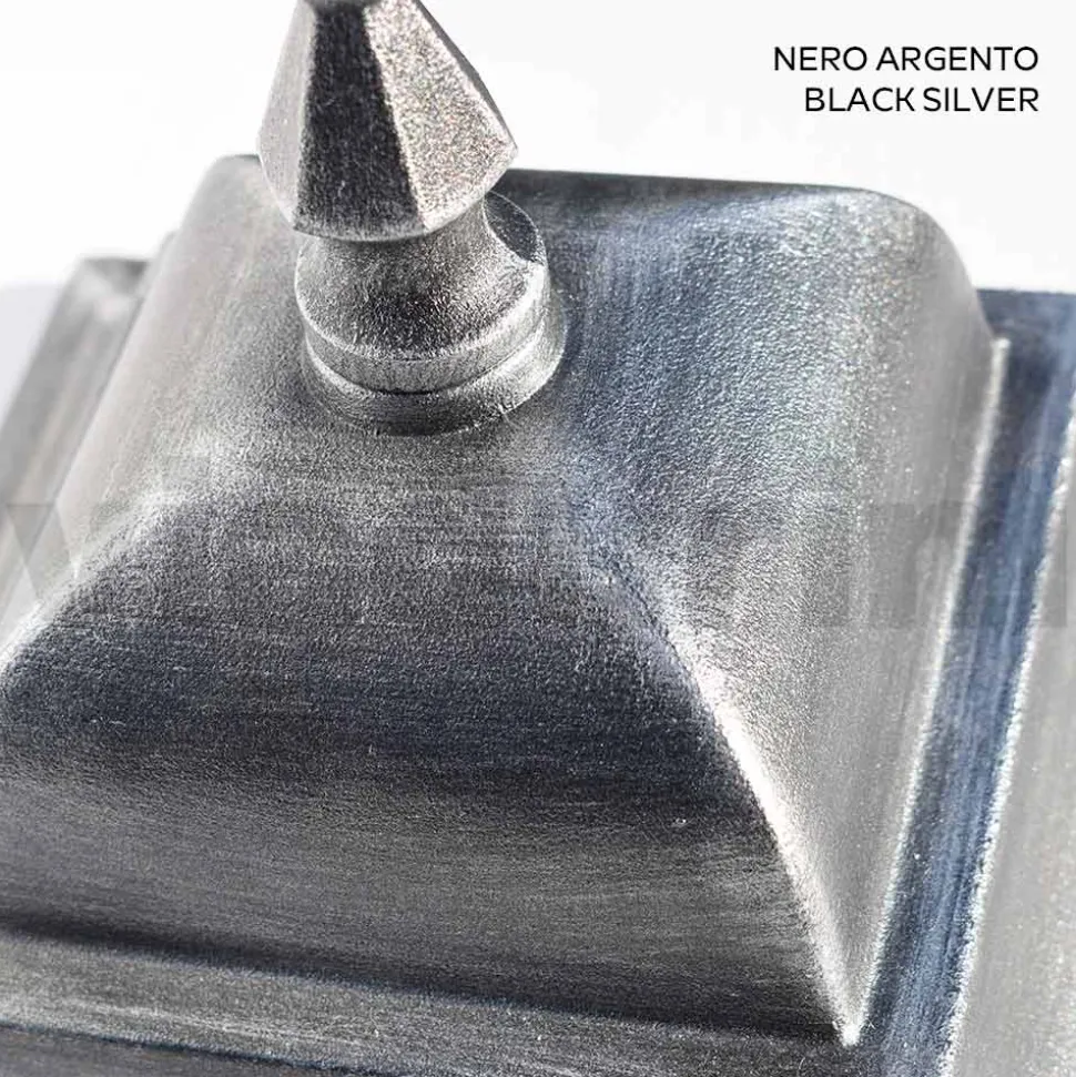 Lampada da Muro per Esterno in Alluminio e Vetro Trasparente - Alchimista