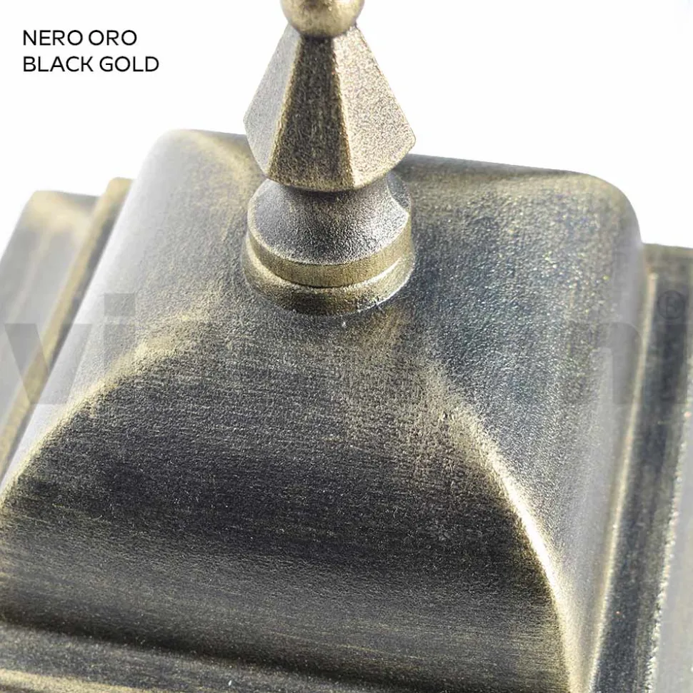 Lampada da Muro per Esterno in Alluminio e Vetro Trasparente - Alchimista