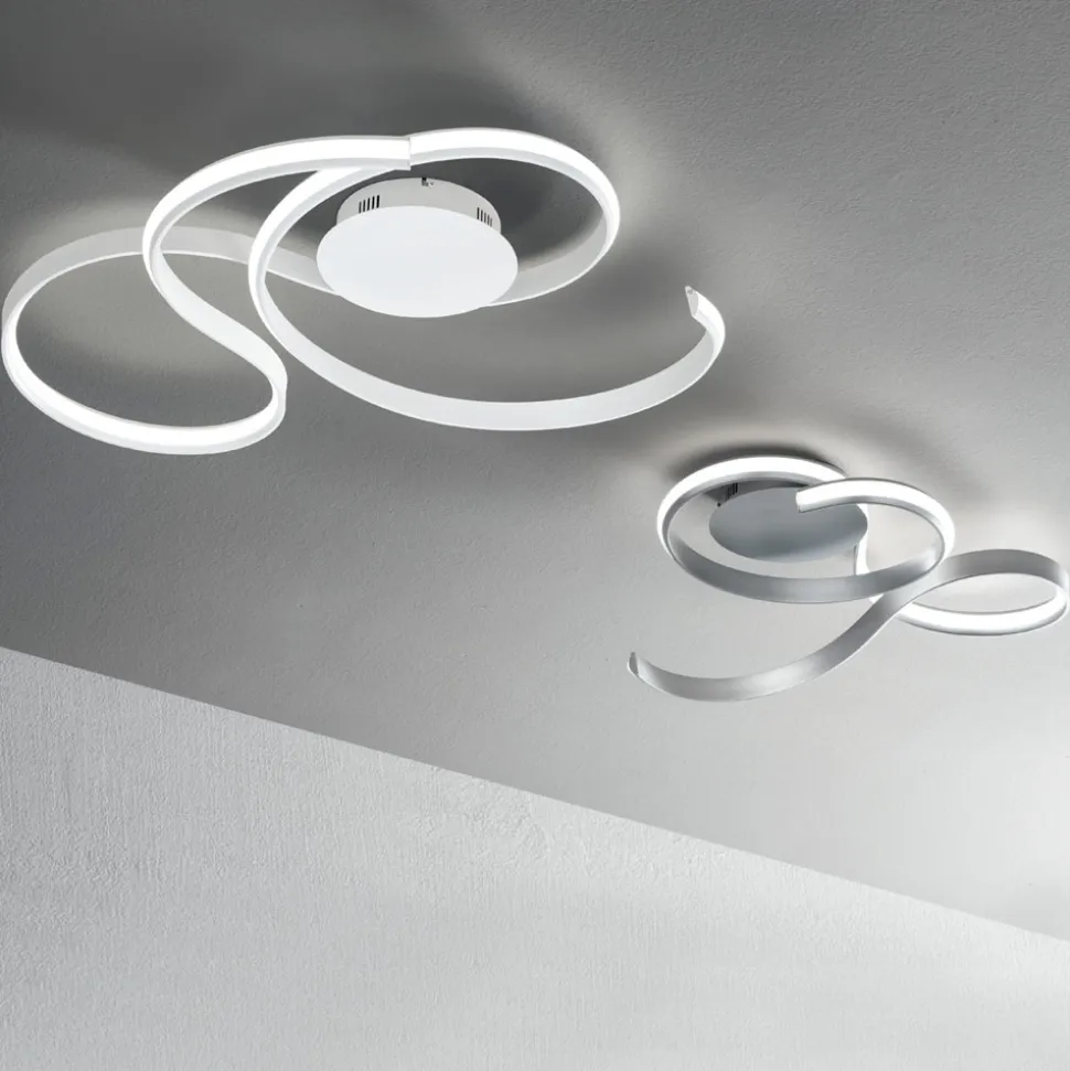 Lampada da Parete con LED in Metallo Verniciato Design Moderno - Trella